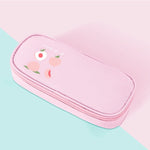 A pink peach large capacity pencil case - Stationery Island