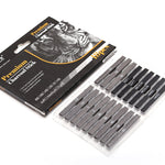 A set of 18 charcoal sticks alongside their box packaging - Stationery Island 