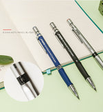 The lead size of the Baile 2.0mm 2B mechanical pencil is written on the band of the pencil  - Stationery Island