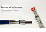 The Baile 2.0mm 2B mechanical pencil has a pen cap with a sharpener - Stationery Island