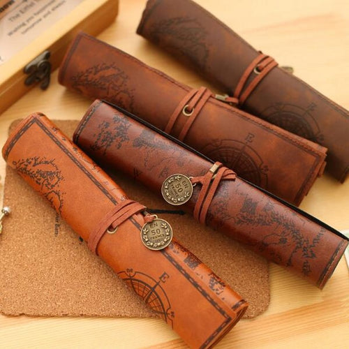 Treasure map pencil roll cases - Stationery Island