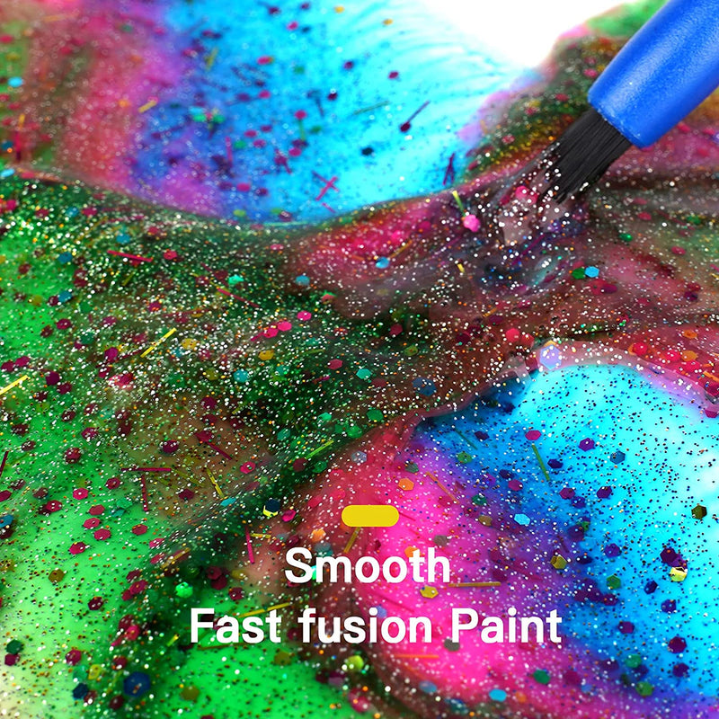 The TBC Tempera sparkle paint is a smooth, fast fusion paint - Stationery Island